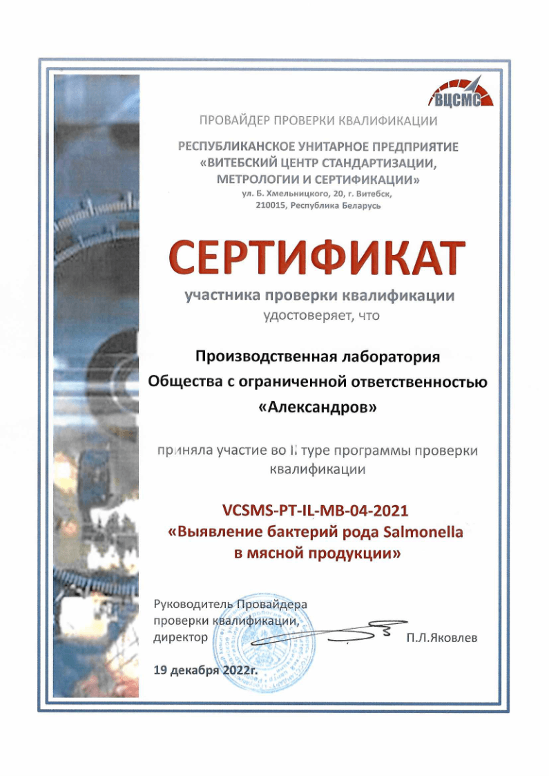 Документ или сертификат 13